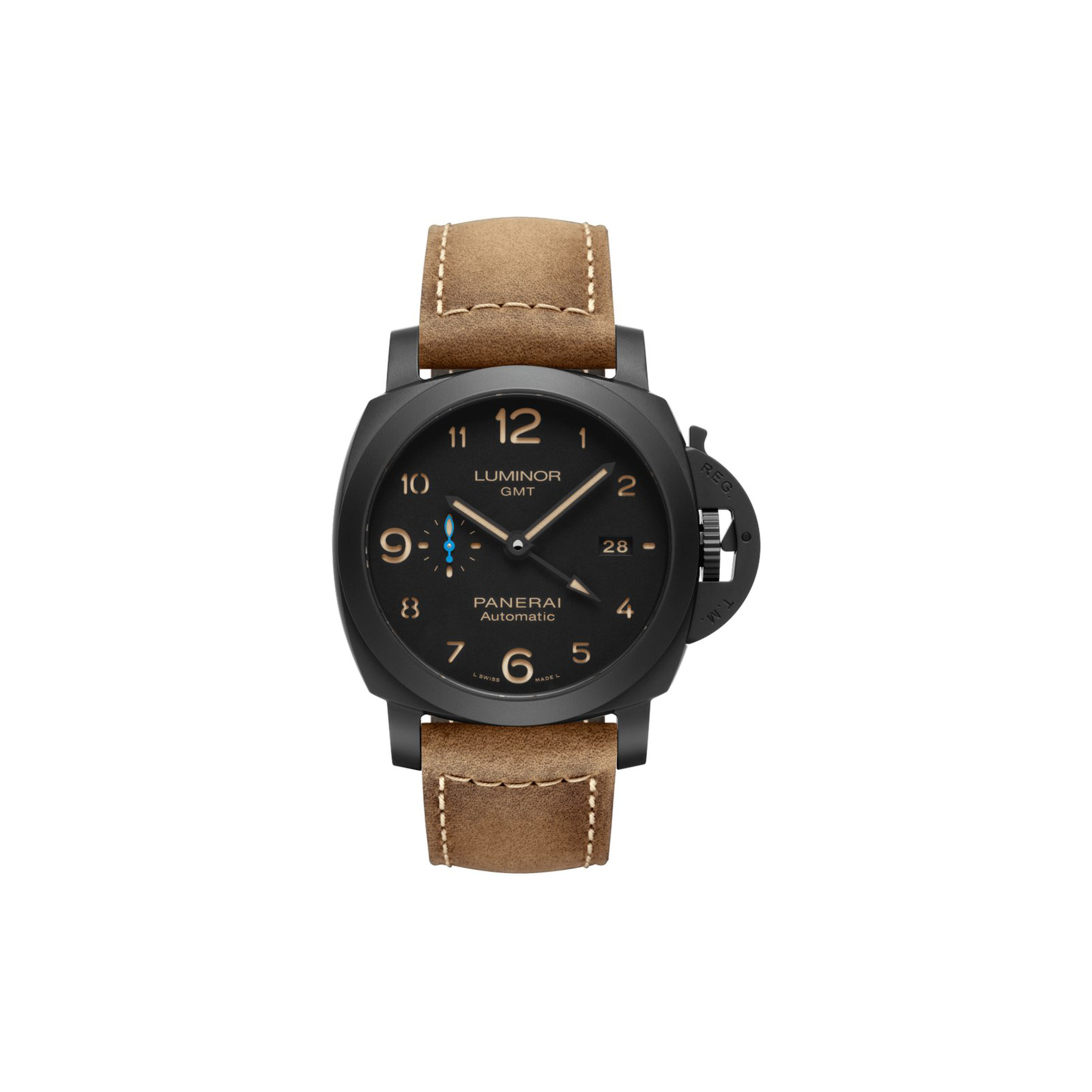 Pa*e*ai luminor 1950 3 days gmt 44mm watch pam1441